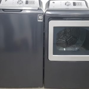 BRAND NEW OPEN BOX GE SET WASHER AND DRYER NO SCRATCHES, NO DENTS 