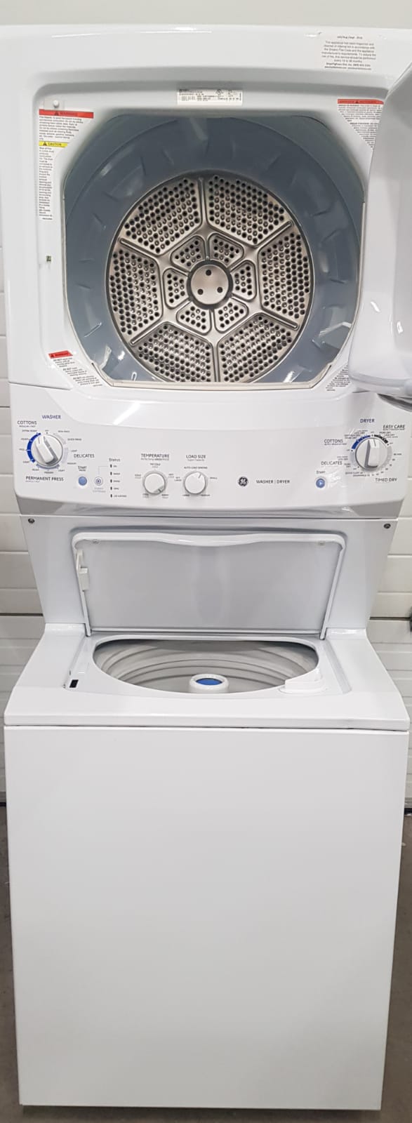 STACKABLE WASHER AND DRYER GE GUAP270EM3WW!