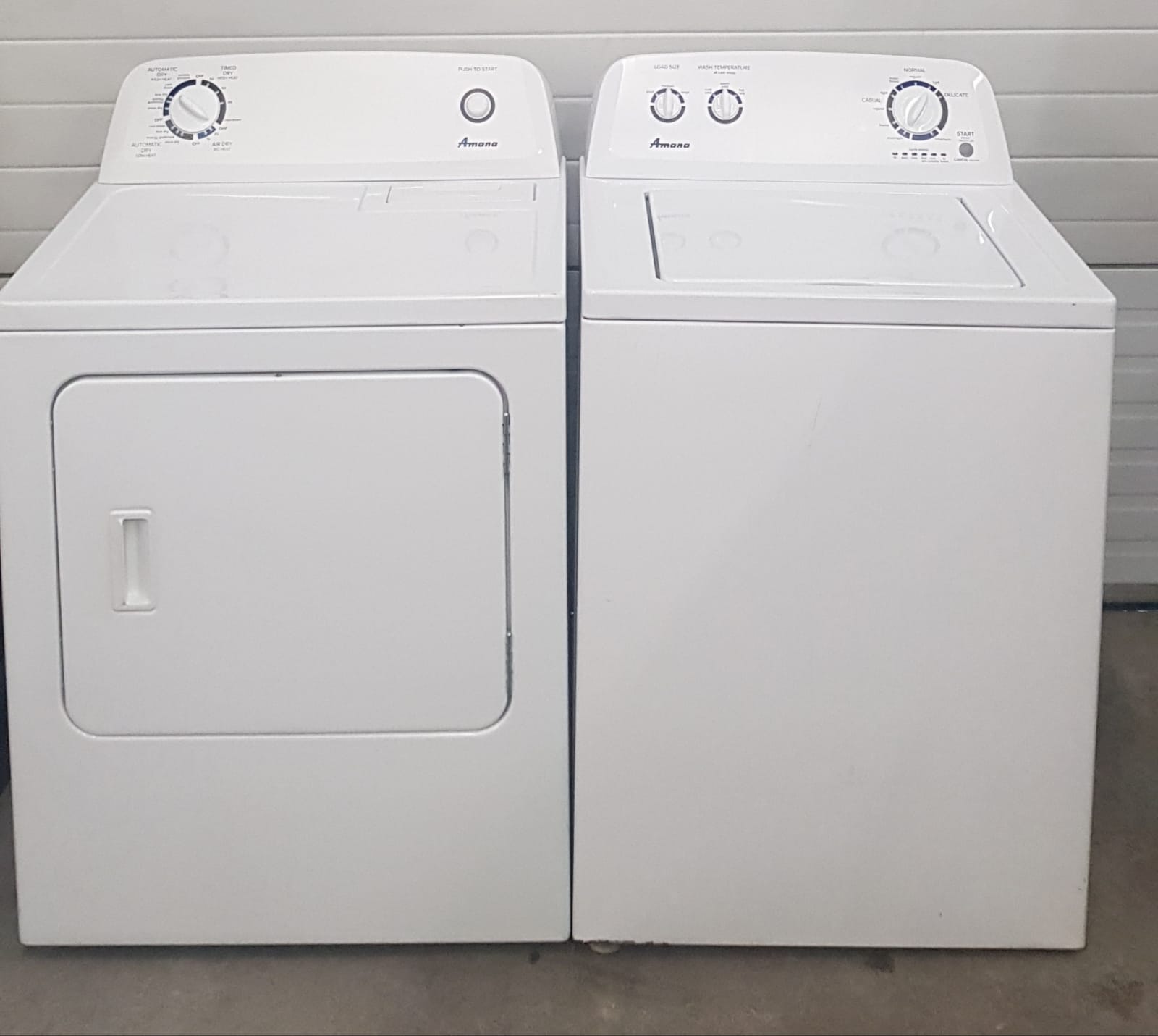 Order Your Amana Set Washer And Dryer - Ntw4600yq1 And Yned4600yq1 Today!