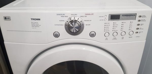 ELECTRICAL WASHER AND DRYER SET - LG DLE3777W