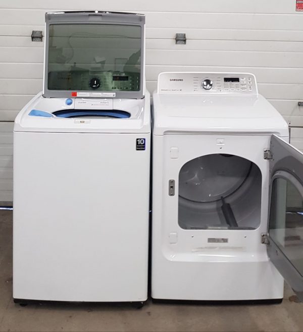 Washer And Dryer Set - Samsung - Wa456drhdwr/aa   &   Dv456ewhdwr/aa