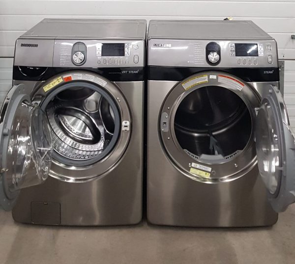 Samsung Washer And Dryer Set- Wf448aap/xac And Dv48aep/xac