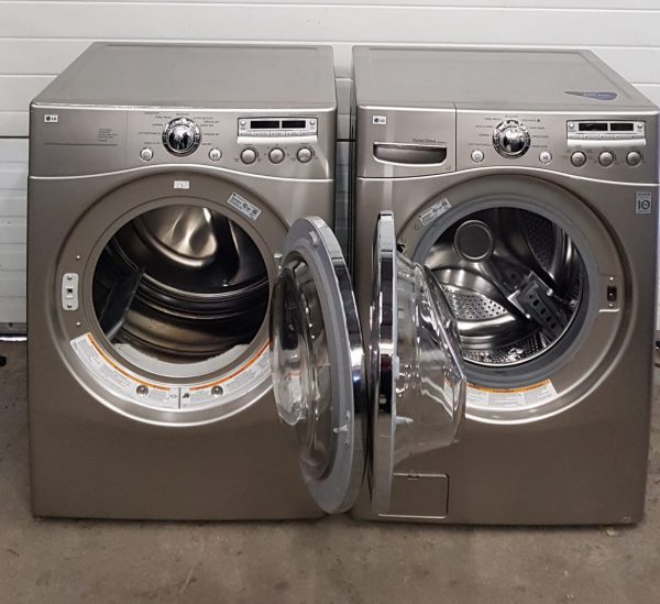 SET LG WASHER WM2355CS AND DRYER DLE5955S
