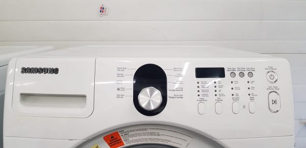 Set Samsung-  Washing Machine Wf218anw/xav And Dryer Dv218aew/xac