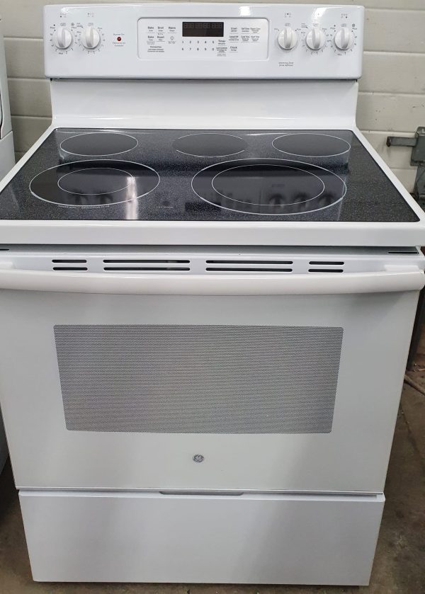Used GE Electric Stove JCB840DK3WW with NEW COOKTOP