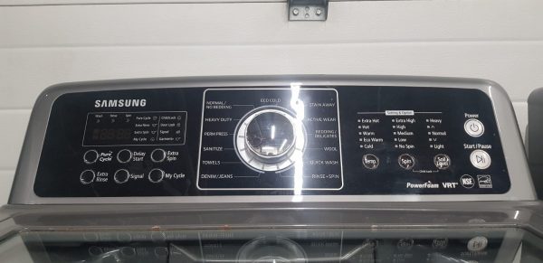 Set Samsung Washing Machine -wa5471abp/xaa And Dryer Dv5471aep/xac