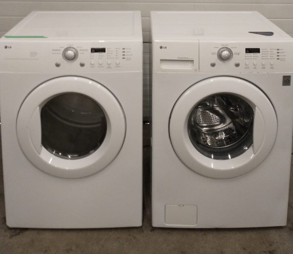 Set LG Washer Wm2010cw And Dryer Dle1310w