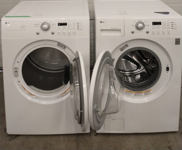 SET LG WASHER WM2010CW AND DRYER DLE1310W