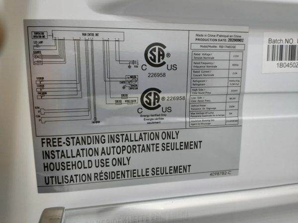 New Open Box Refrigerator Counter Depth - Hisense Rb17n6dse
