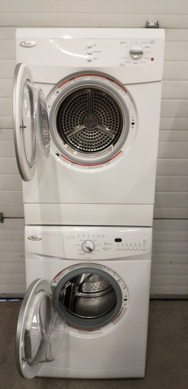 Set Whirlpool Washer Wfc7500vw2 And Dryer Ywed7500vw - Apartment Size