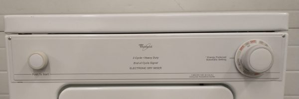 Used Electrical Dryer 120v - Whirlpool Yldr3822dq3