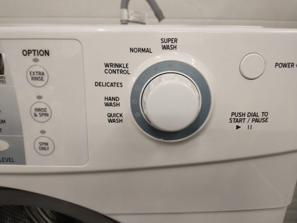 SET AMANA WASHER NFW7200TW AND DRYER YNED7200TW