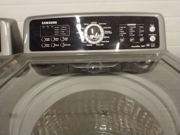 Set Samsung Washer Wa5471abp/xac And Dryer Dv5471aep/xac