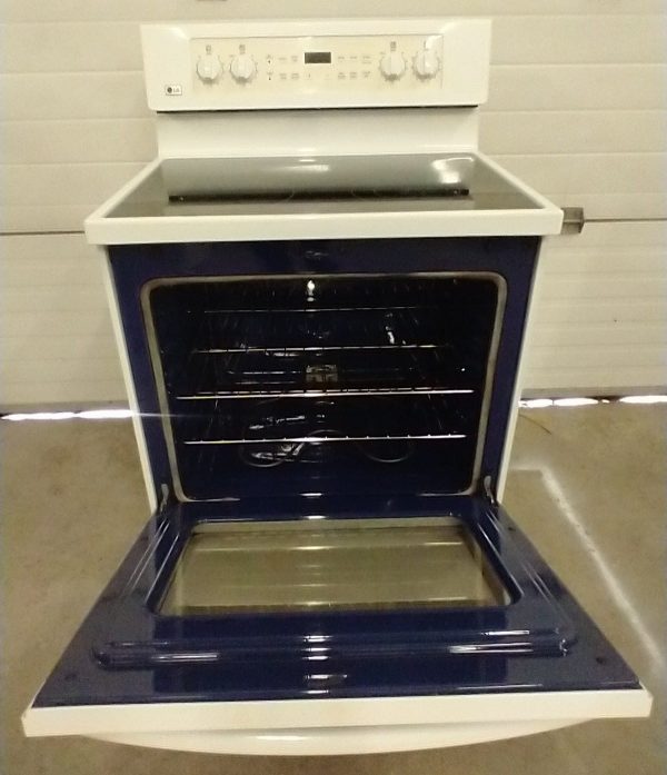 USED ELECTRICAL STOVE - LG LRE3091SW