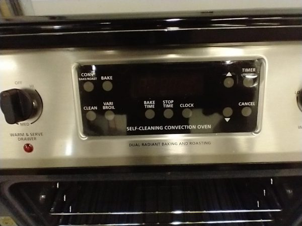 Slide In Electrical Stove - Frigidaire Cfes388wgc6