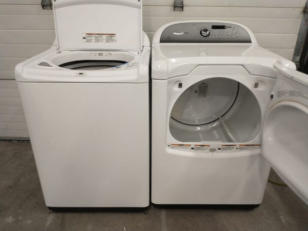Used Set Whirlpool Washer - Wtw8240yw0 And Dryer Ywed8400yw0