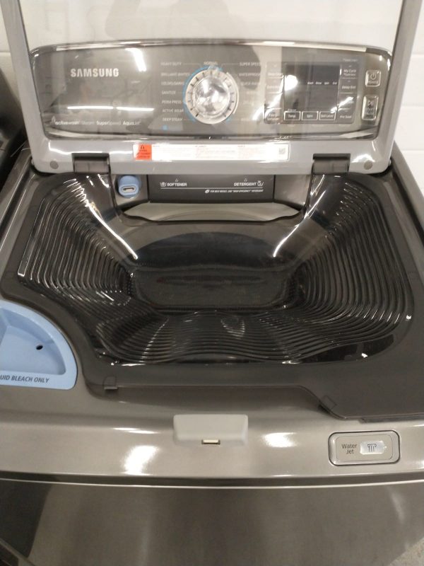 Set Samsung Washer & Dryer  - Wa52j8700ap/a2, Dv52j8700ep/ac