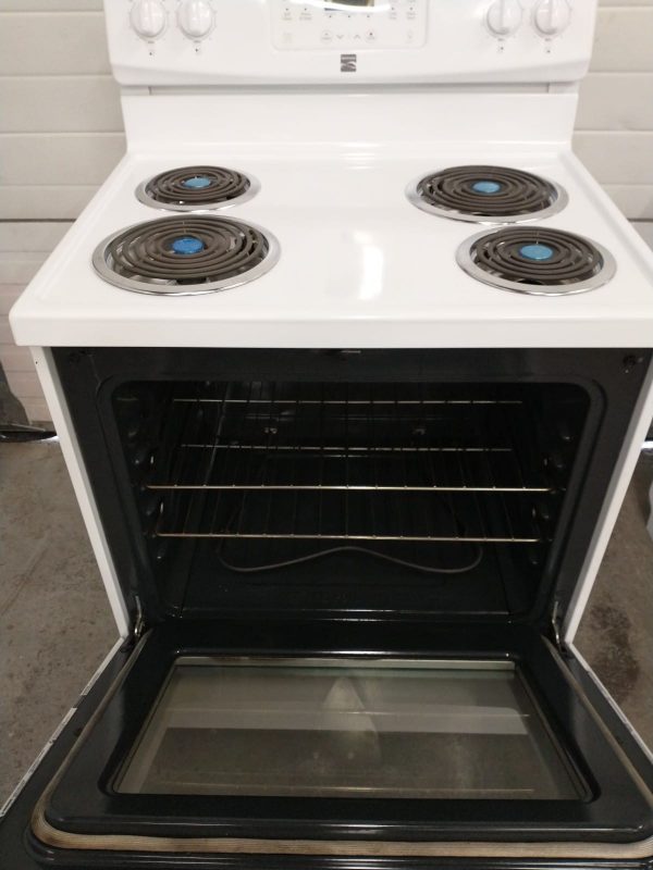 Electrical Stove Kenmore 970c503220 With New Burners.