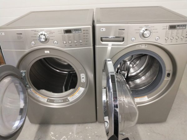 Set LG Washer Wm2477hs And Dryer Dle5977sm