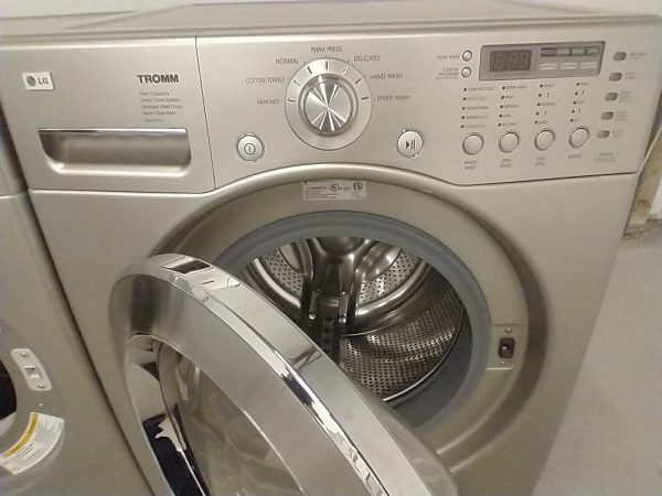 Used Set LG Washer WM2677HSM And Dryer DLE5977SM