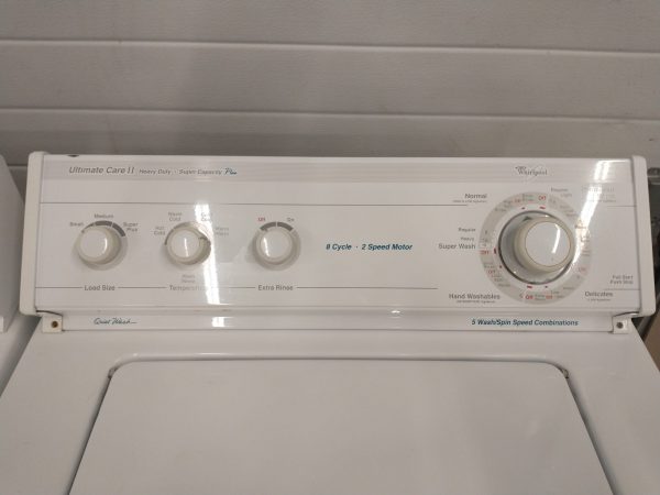 Set Whirlpool Washer Lsq8200hq0 And Dryer Yler5637eq2