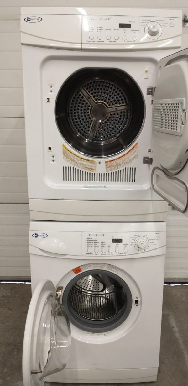 SET MAYTAG APARTMENT SIZE - WASHER MAH2400AWW AND DRYER MDE2400AZW