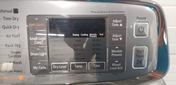 Electrical Dryer Samsung Dv50f9a8evp/ac
