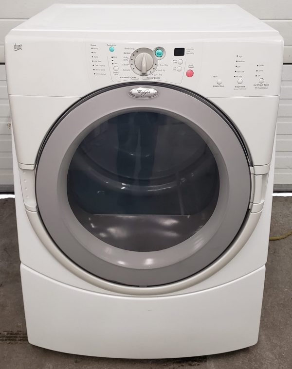 Used Electrical Dryer  - Whirlpool Duet YGEW9250PW0