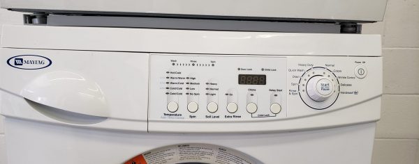 Set Maytag Apartment Size- Washer Mah2400aww And Dryer Mde2400azw