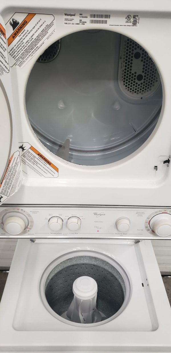 Used Set Whirlpool Apartment Size - Washer Wfc7500vw2 And Dryer Ywed7500vw