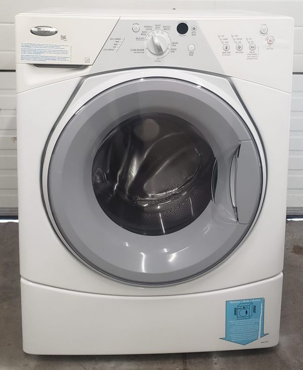 Used Set Whirlpool - Washer Wfw8300sw00 And Dryer Ywed9150ww1