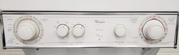 USED LAUNDRY CENTER - WHIRLPOOL YLTE5243DQ6 APARTMENT SIZE