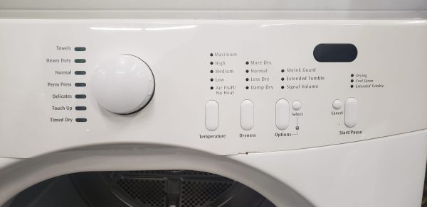 USED SET FRIGIDAIRE - WASHER FAFW3801LWS AND DRYER AEQ6000CES2