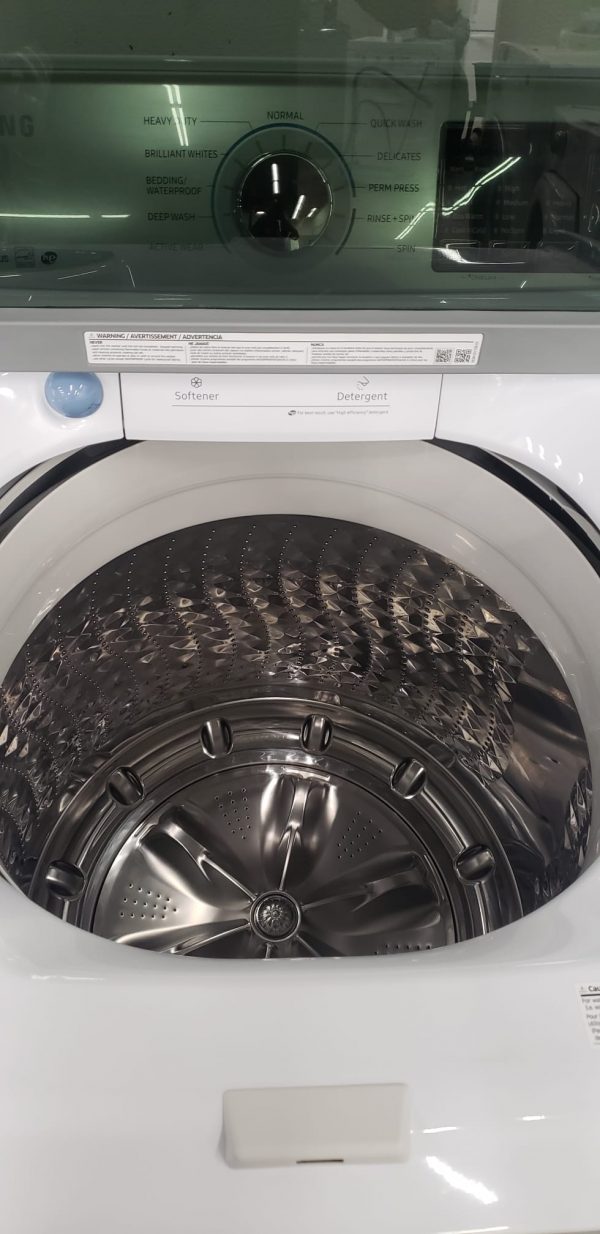 Open Box Floor Model Washing Machine - Samsung Wa50m7450aw/a4