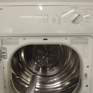 USED SET BLOOMBERG APARTMENT SIZE WASHER WM67121NBL00 AND DRYER DV16540NBL00 1