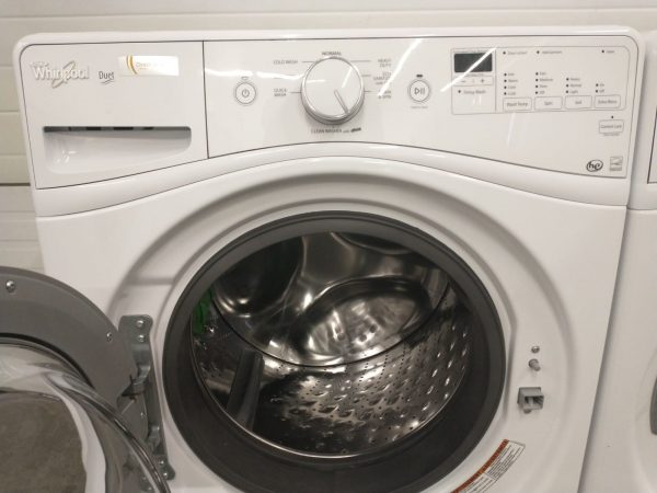 Used Set Whirlpool Washer Wfw72hedw0 And Dryer Ywed72hedw0