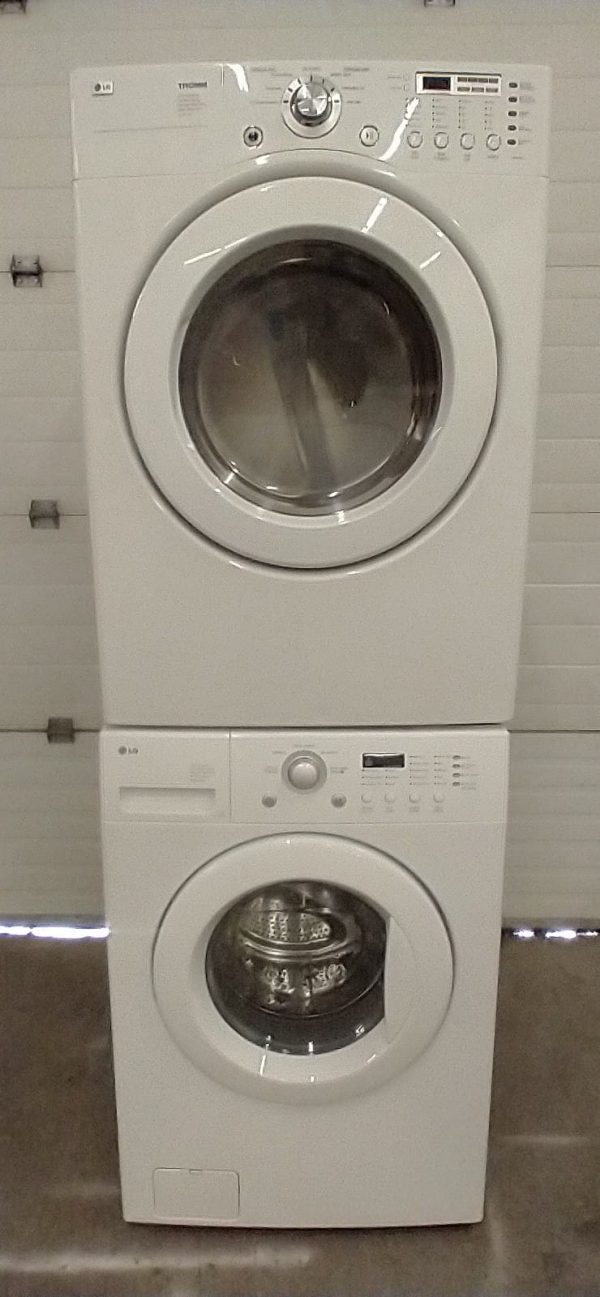 USED SET - LG WASHER WM2010CW AND DRYER DLE3777W