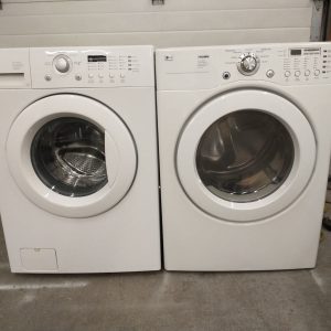 WASHER WM2010CW AND DRYER DLE3777W 6