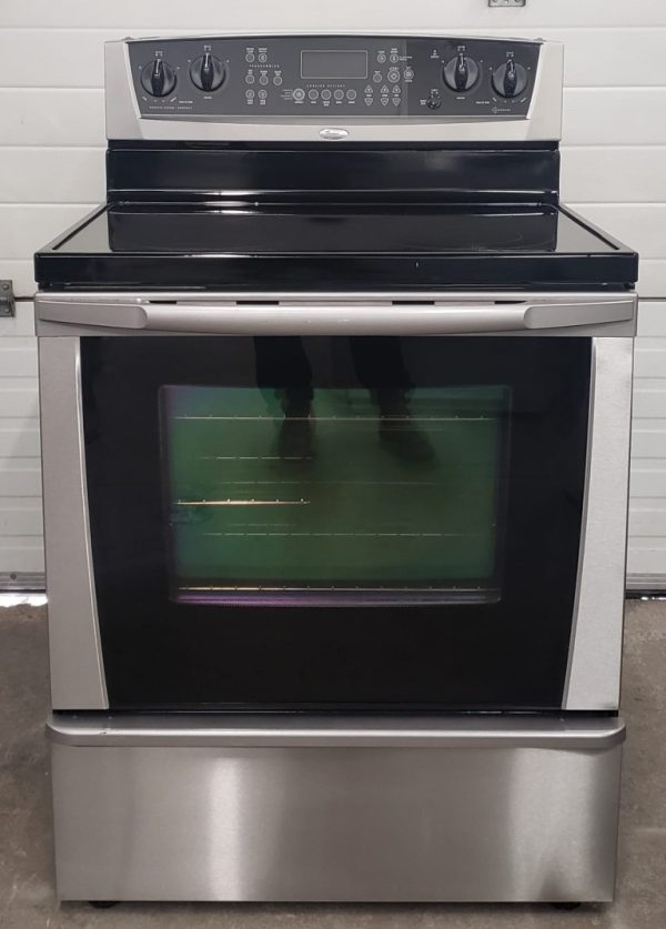 USED ELECTRICAL STOVE WHIRLPOOL GERC4110SS0