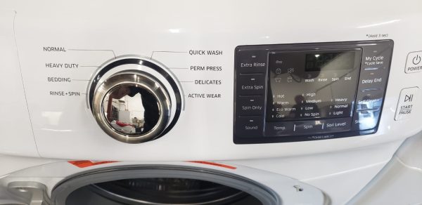 Used Set Samsung Washing Machine Wf42h5000aw/a2 & Dryer Dv42h5000ew/ac