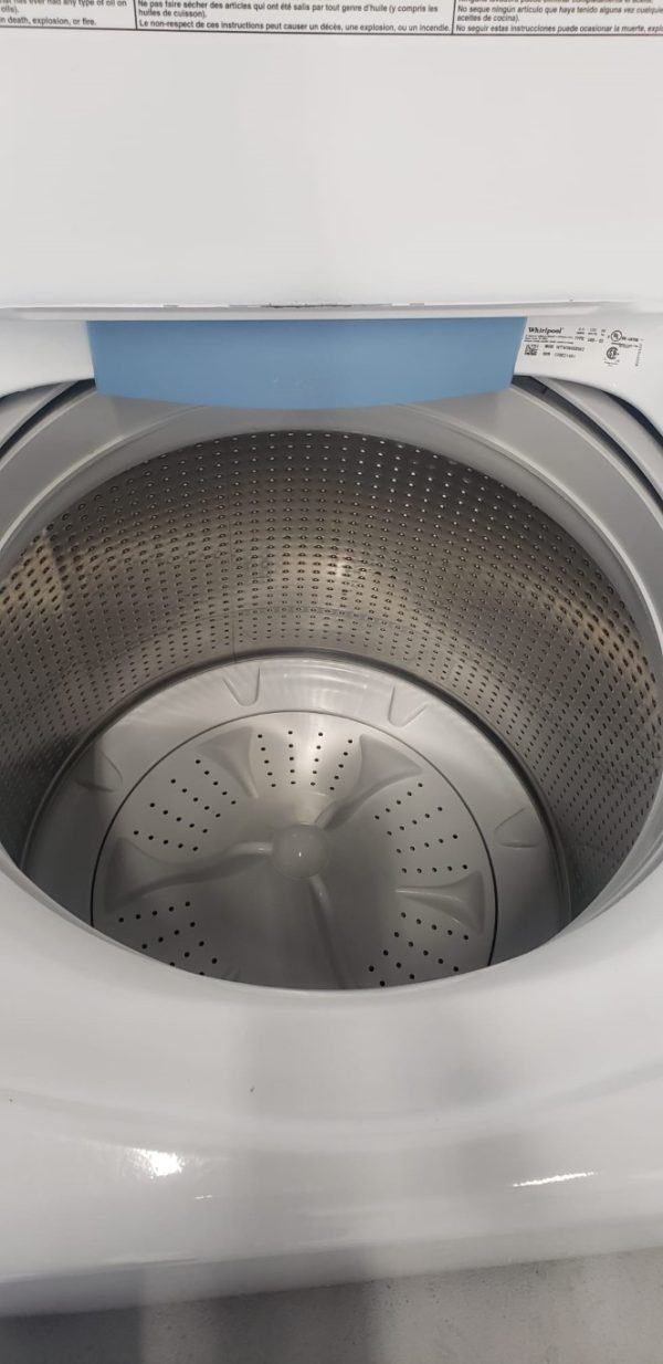 Used Set Whirlpool Washer Wtw5600xw2 & Dryer Ywed8200yw0
