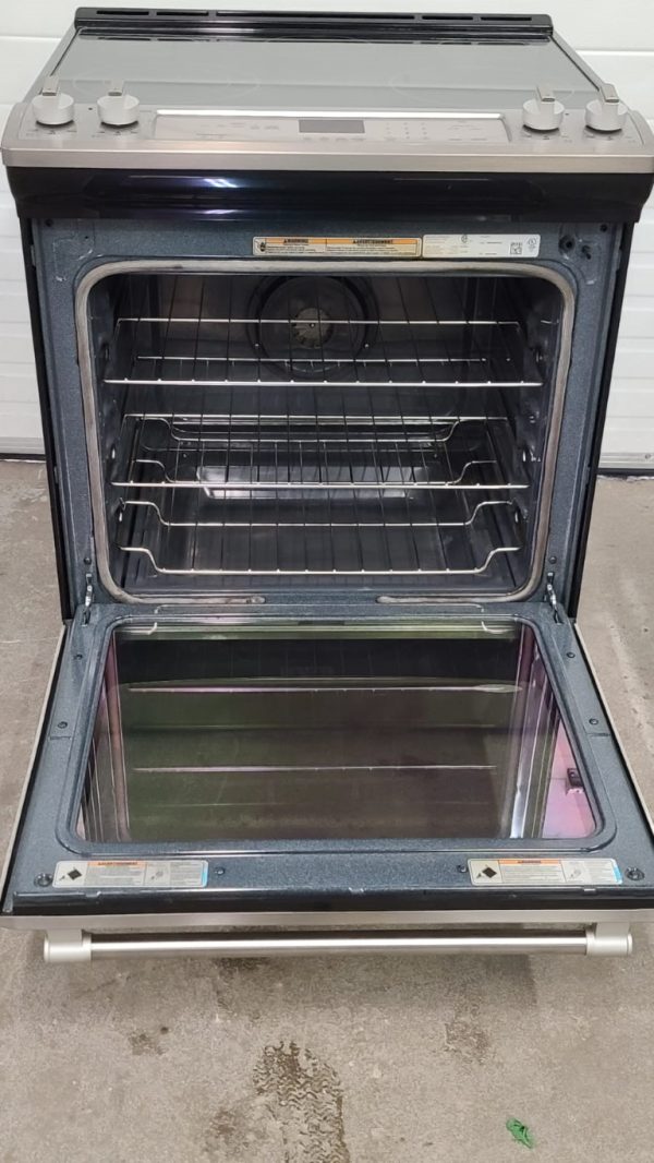 Used Slide In Electrical Stove Maytag Ymes8880ds0