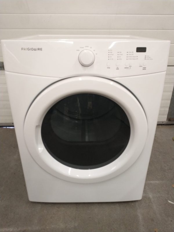 USED ELECTRICAL DRYER FRIGIDAIRE CFQE5000QW0