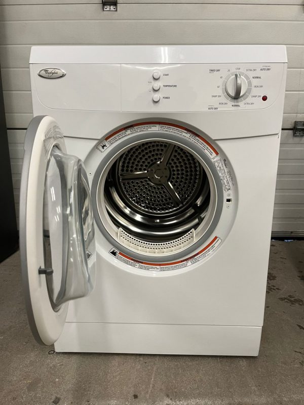 USED ELECTRICAL DRYER WHIRLPOOL YWED7500VW0 APPARTMENT SIZE