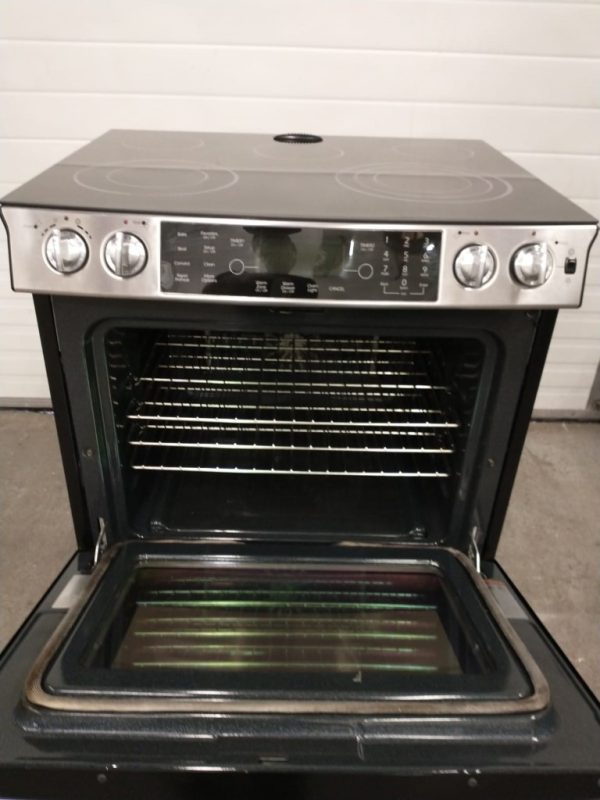 Used Electrical Stove Jennair Slide In JES8850BCS