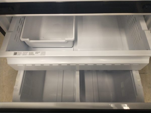 New Open Box Floor Model Refrigerator Samsung Rf220nftasg/aa