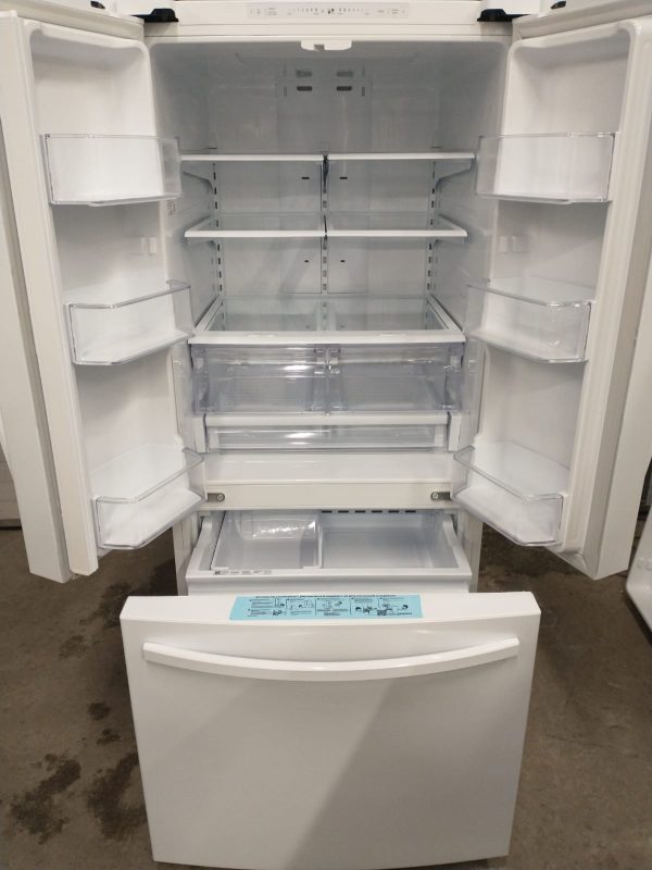 New Open Box Floor Model Refrigerator Samsung Rf220nftaww