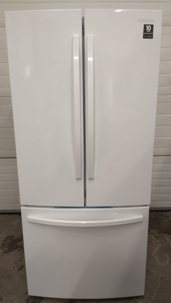 New Open Box Floor Model Refrigerator Samsung Rf220nftaww