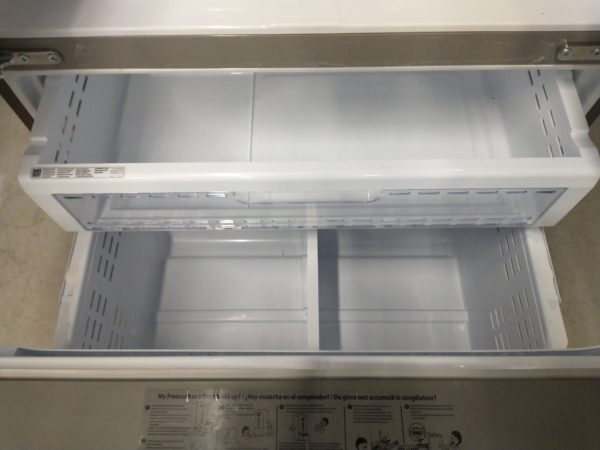 New Open Box Floor Model Refrigerator Samsung Rf28hfedbsr/aa
