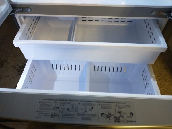New Open Box Floor Model Refrigerator Samsung Rf28t5a01sr
